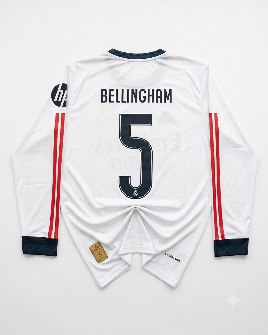 Real Madrid 26/27 Home | Embroidery Full Sleeves