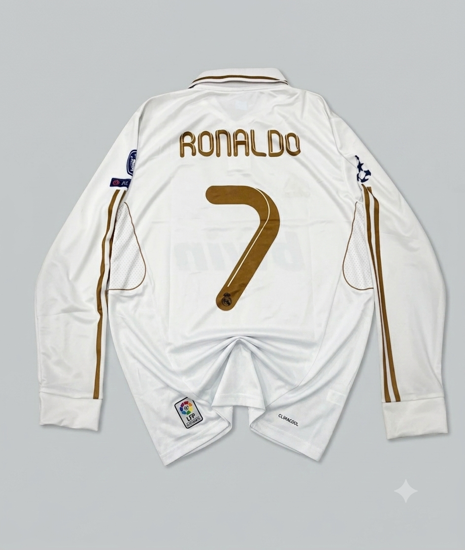 Real Madrid 11/12 Home | Embroidery Full Sleeves