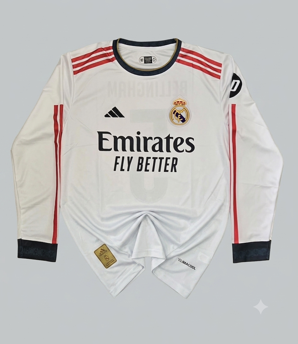 Real Madrid 26/27 Home | Embroidery Full Sleeves