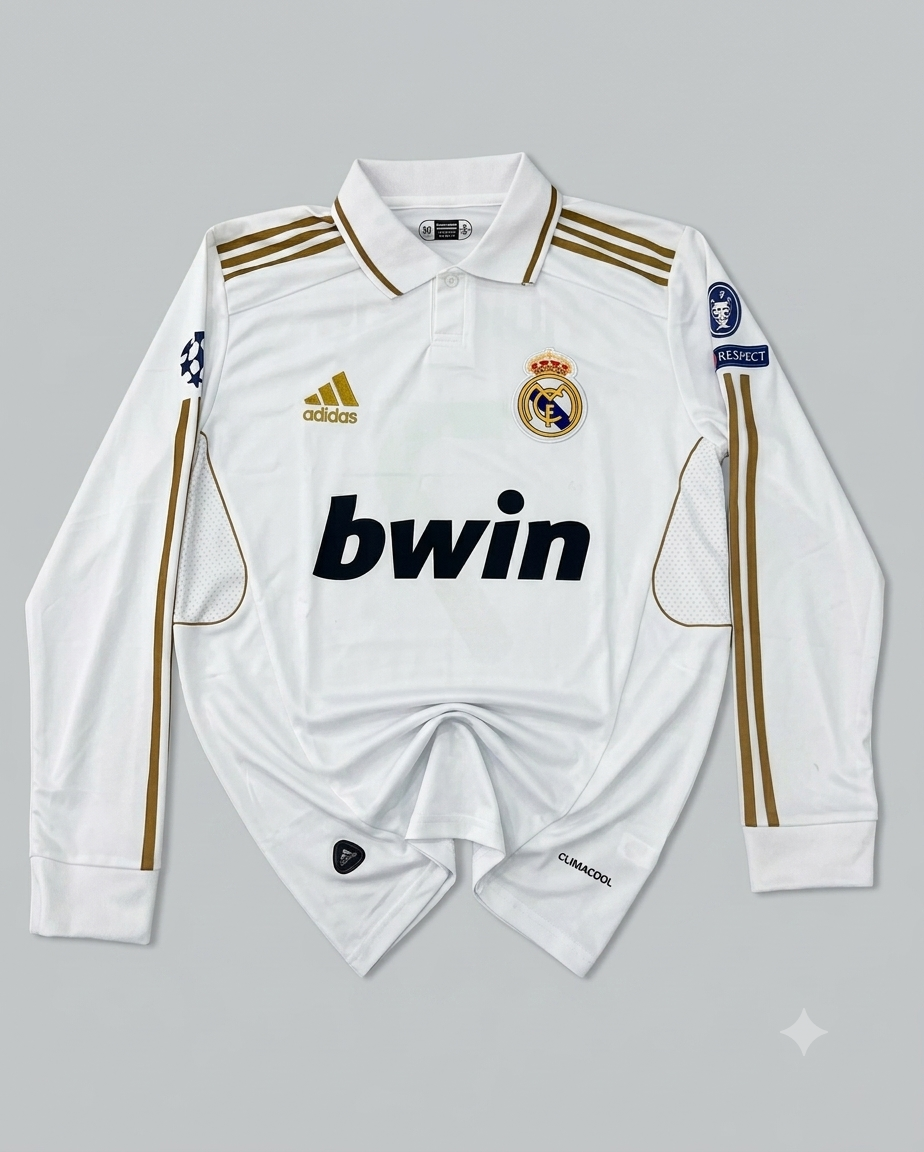 Real Madrid 11/12 Home | Embroidery Full Sleeves