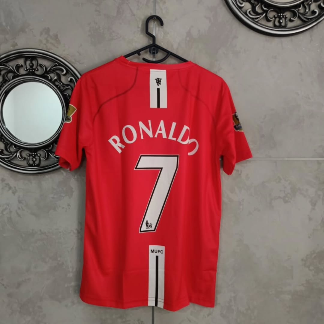 AIG RONALDO 2008 RED HALF SLEEVE PREMIUM EMBROIDERY