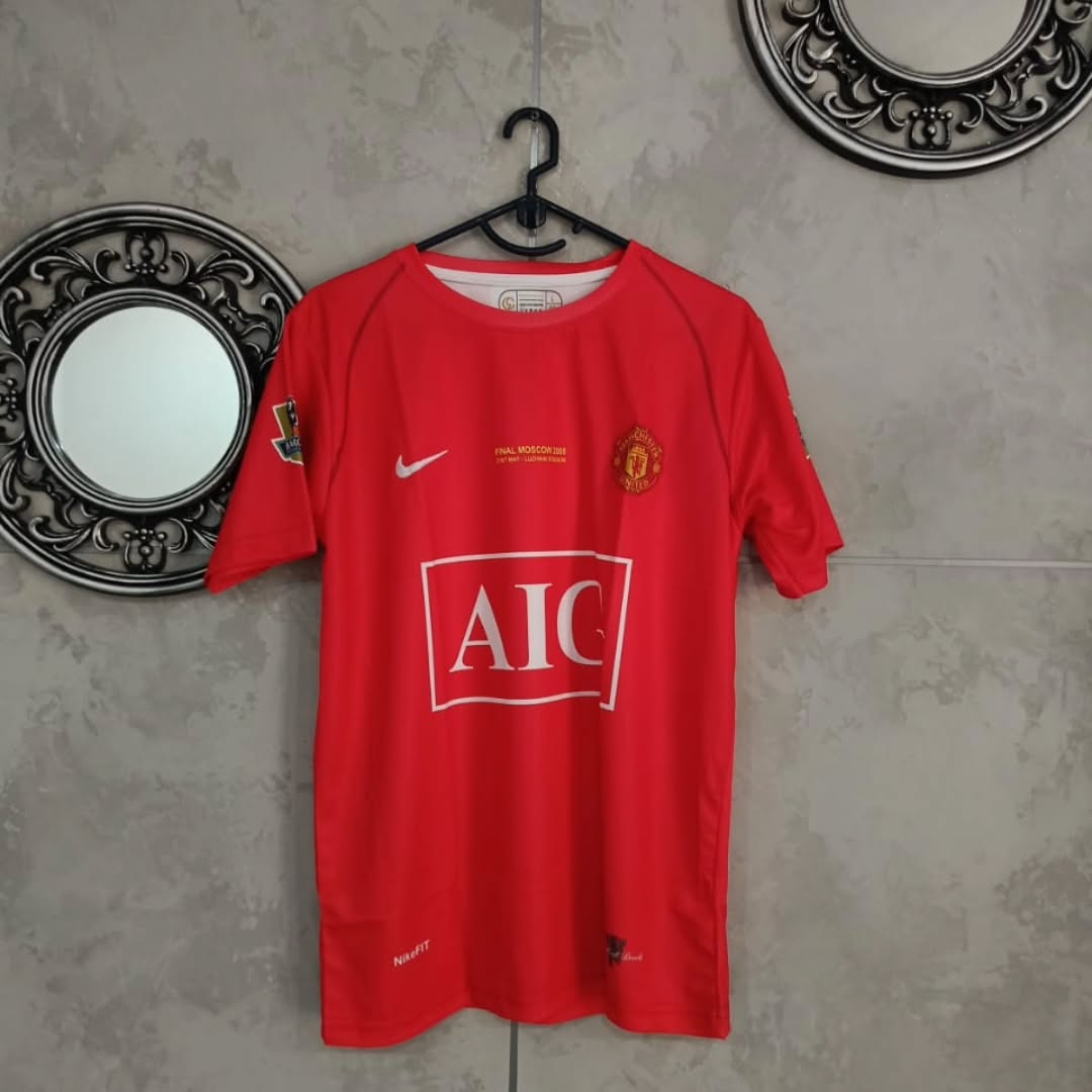 AIG RONALDO 2008 RED HALF SLEEVE PREMIUM EMBROIDERY