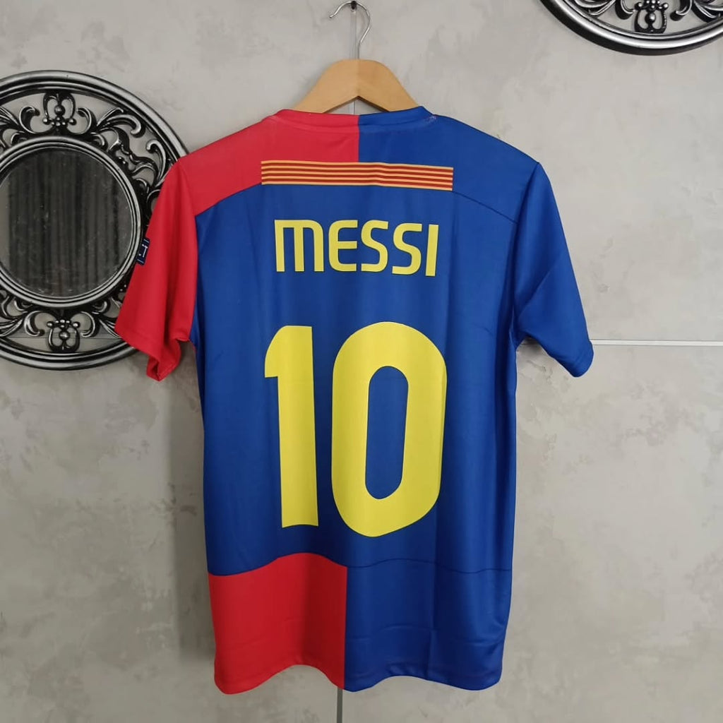 FC BARCELONA 2008-09 MESSI HOME KIT PREMIUM EMBROIDERY