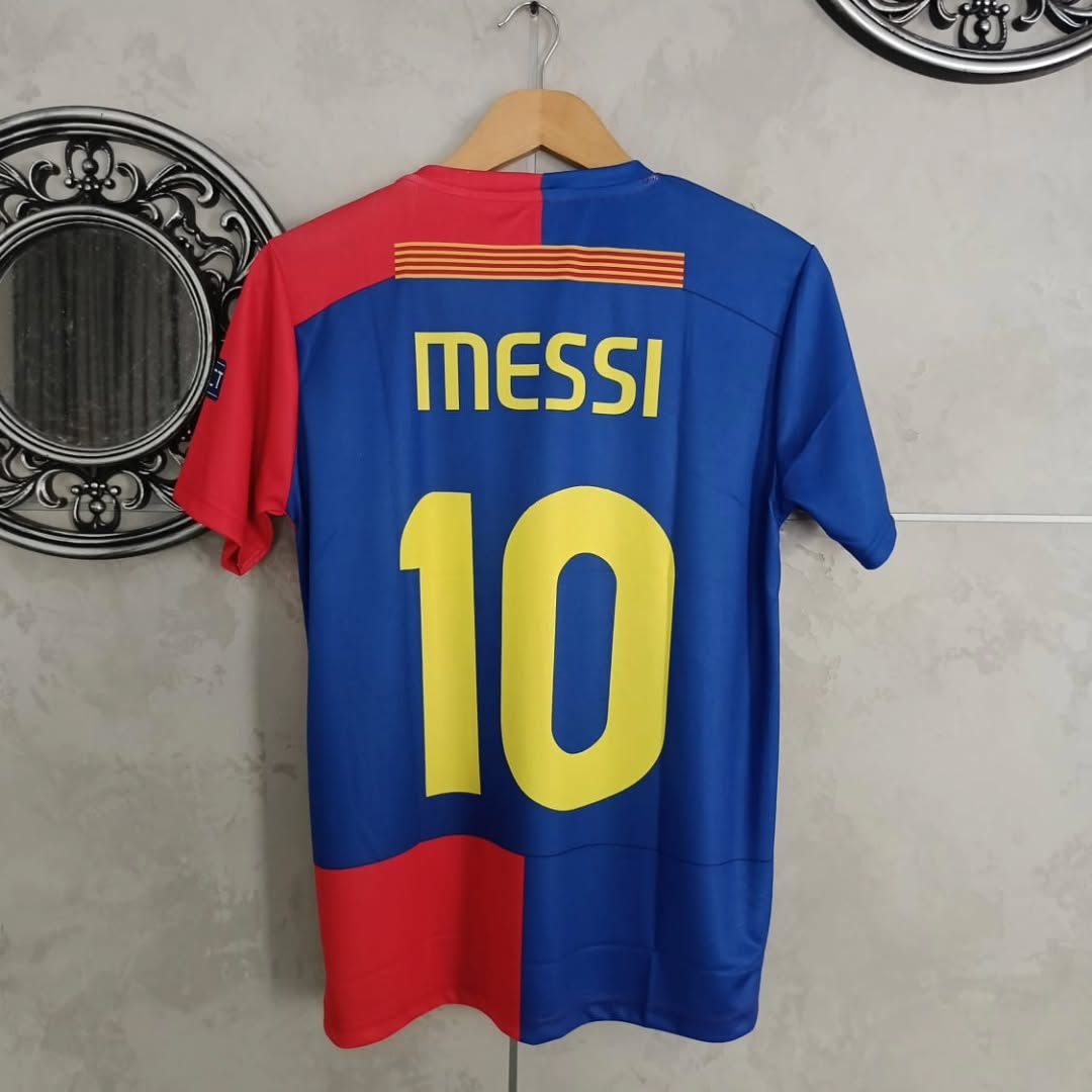FC BARCELONA 2008-09 MESSI HOME KIT PREMIUM EMBROIDERY