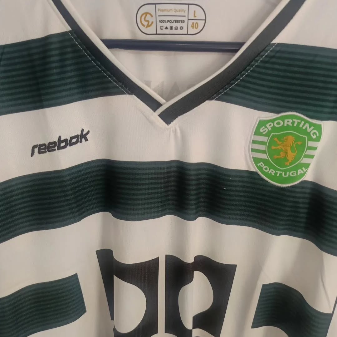 SPORTING LISBON 2001-03 RONALDO HALF SLEEVE KIT PREMIUM EMBROIDERY