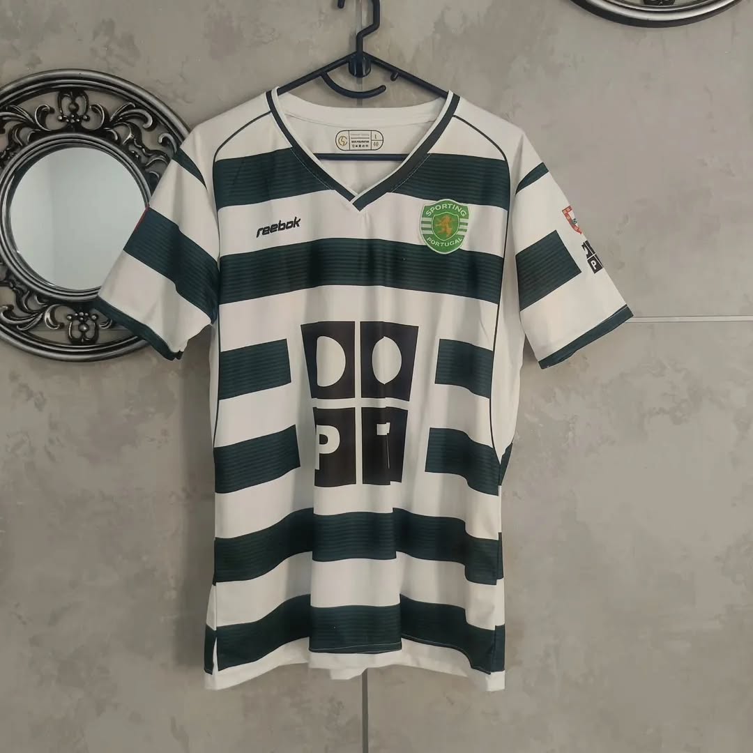 SPORTING LISBON 2001-03 RONALDO HALF SLEEVE KIT PREMIUM EMBROIDERY