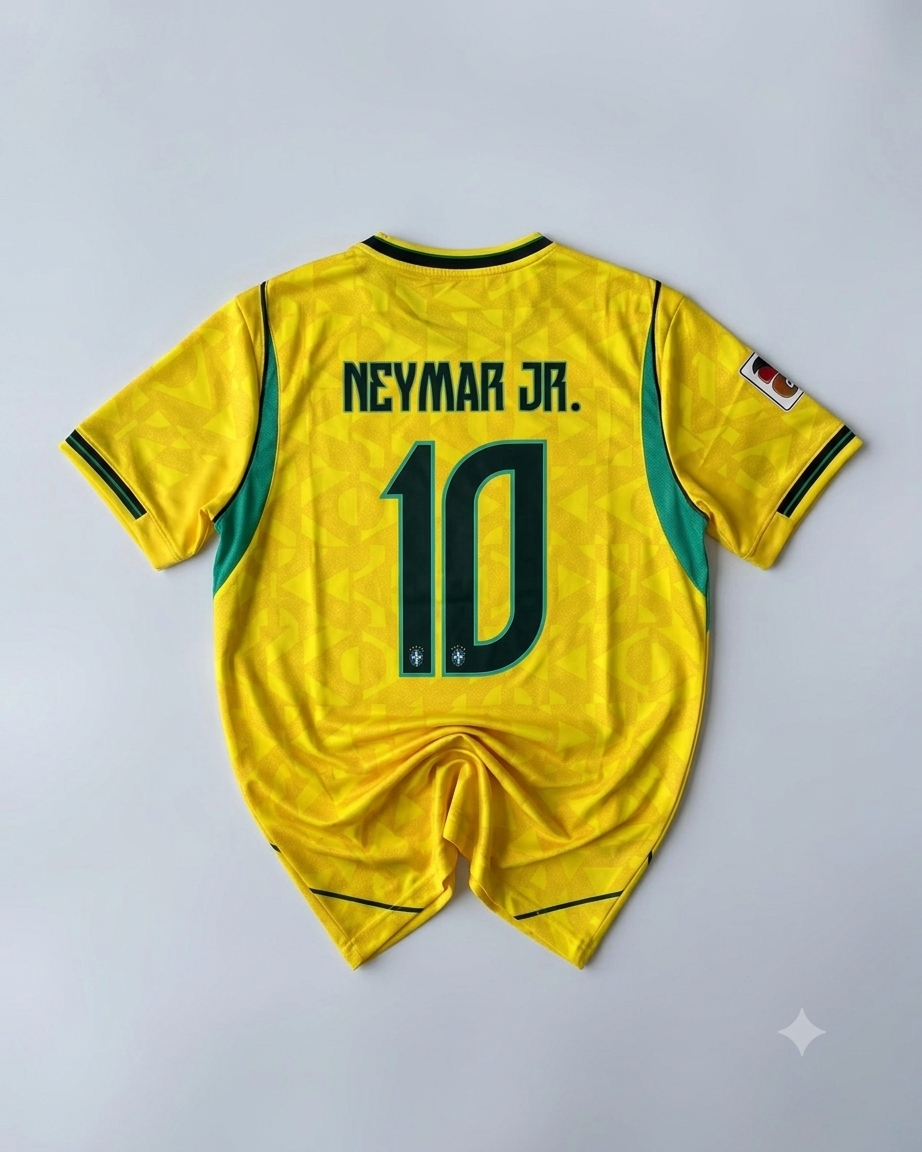 Brazil Home Kit 2026 | Embroidery Half Sleeves