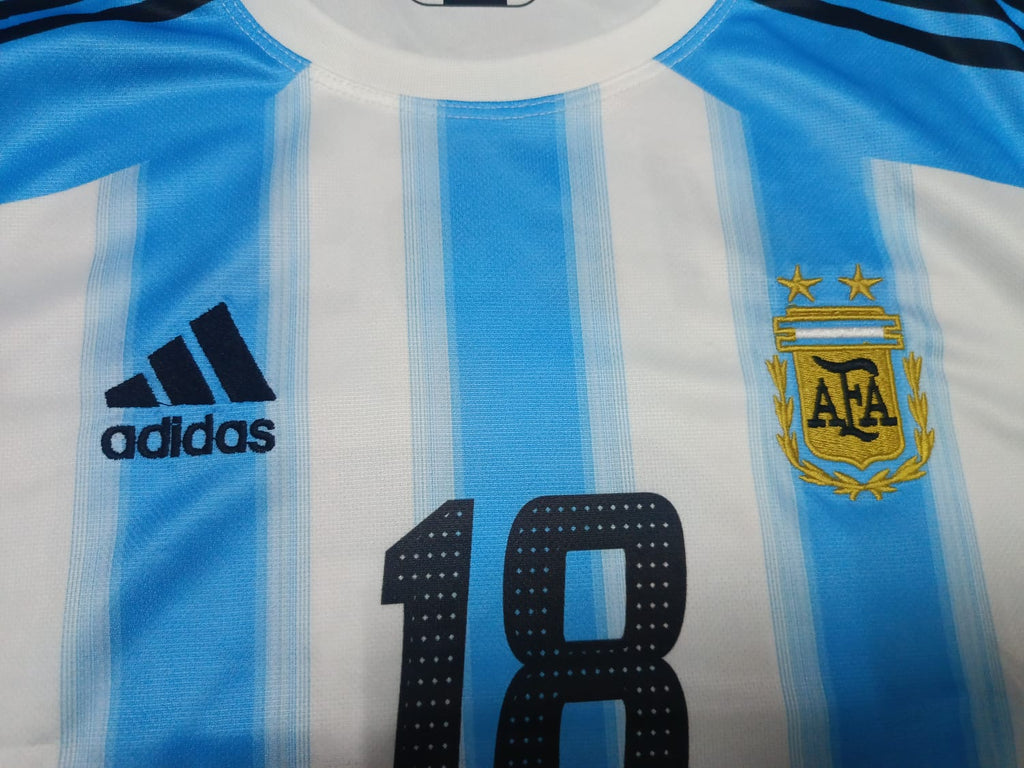 VINTAGE MESSI ARGENTINA KIT PREMIUM EMBROIDERY