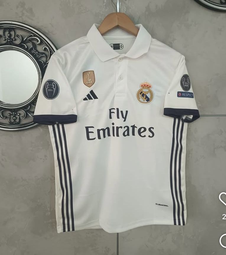 REAL MADRID 2016-17 HOME KIT PREMIUM EMBROIDERY