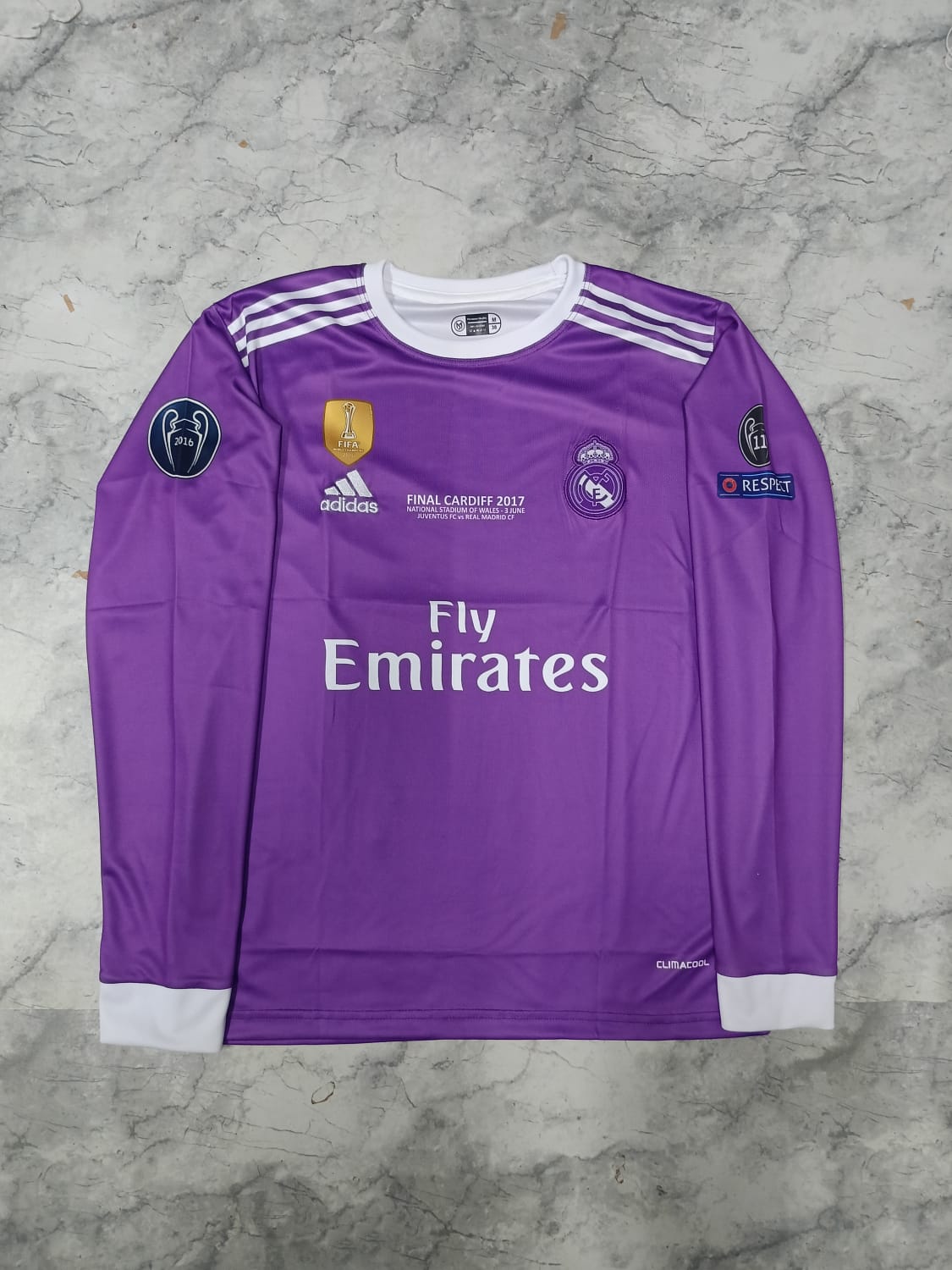 REAL MADRID 2017 UCL FINAL KIT PREMIUM EMBROIDERY