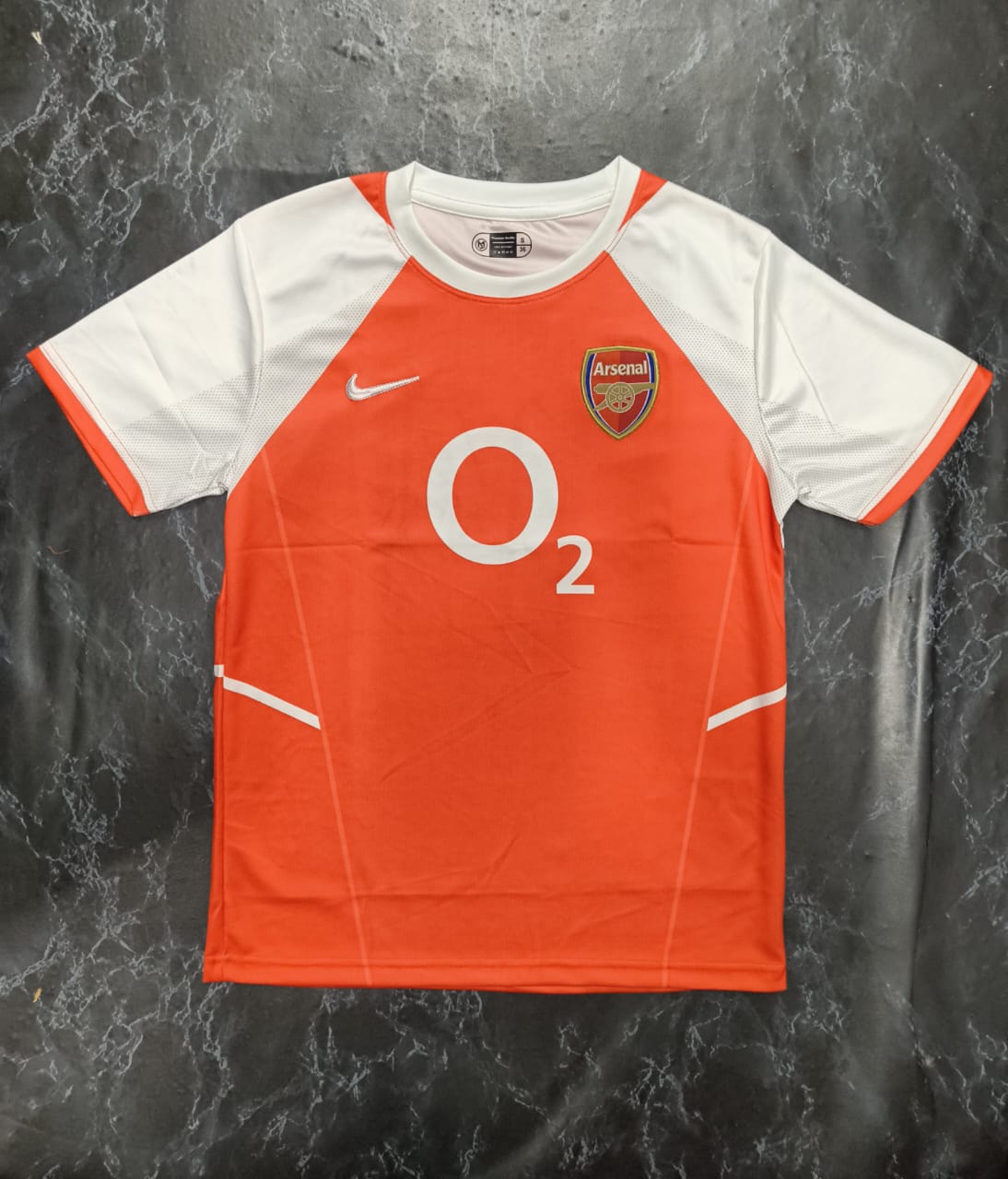 2002-04 ARSENAL HOME KIT RETRO PREMIUM EMBROIDERY