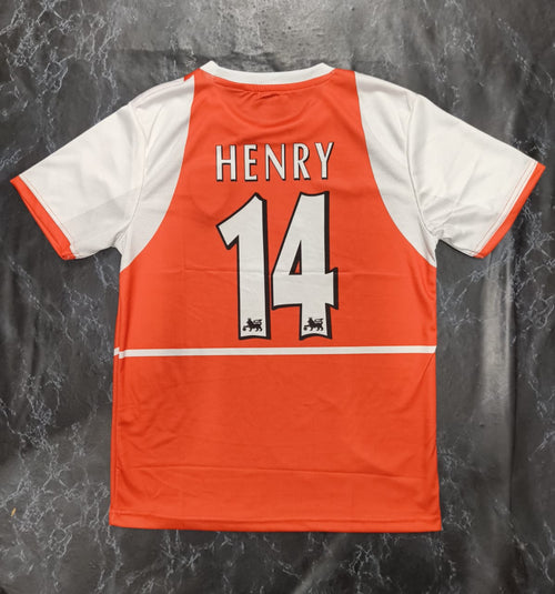 2002-04 ARSENAL HOME KIT RETRO PREMIUM EMBROIDERY
