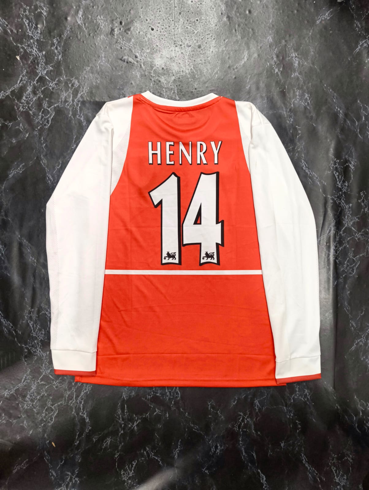 2002-04 ARSENAL HOME KIT FULL SLEEVE RETRO PREMIUM EMBROIDERY