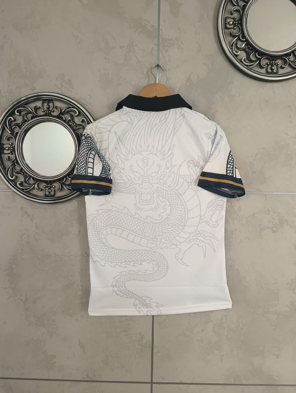 REAL MADRID WHITE DRAGON EDITION PREMIUM EMBROIDERY