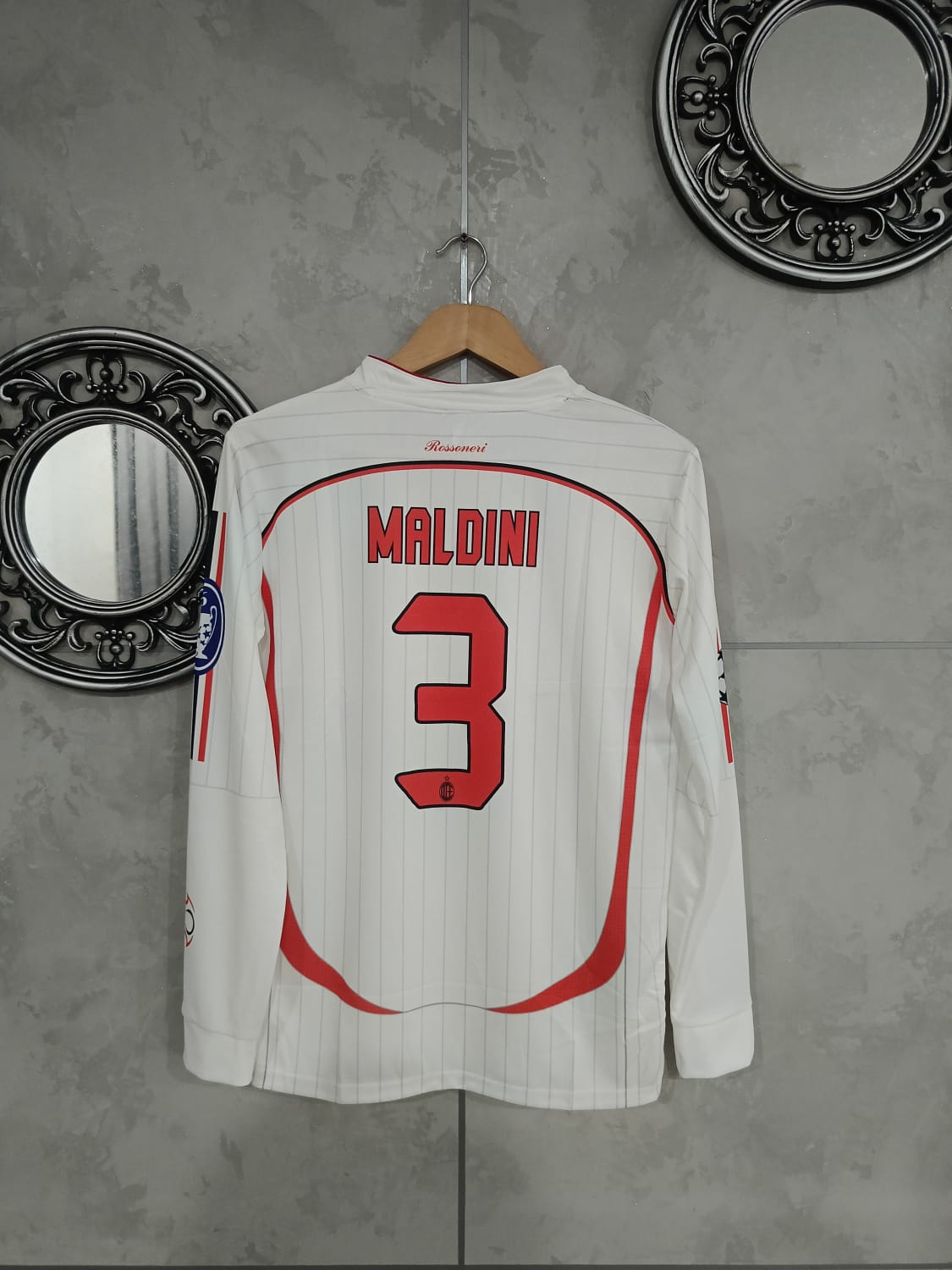 AC MILAN 2006-07 AWAY KIT PREMIUM EMBROIDERY
