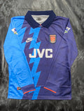 VINTAGE RETRO 1995-96 ARSENAL FC AWAY KIT PREMIUM EMBROIDERY