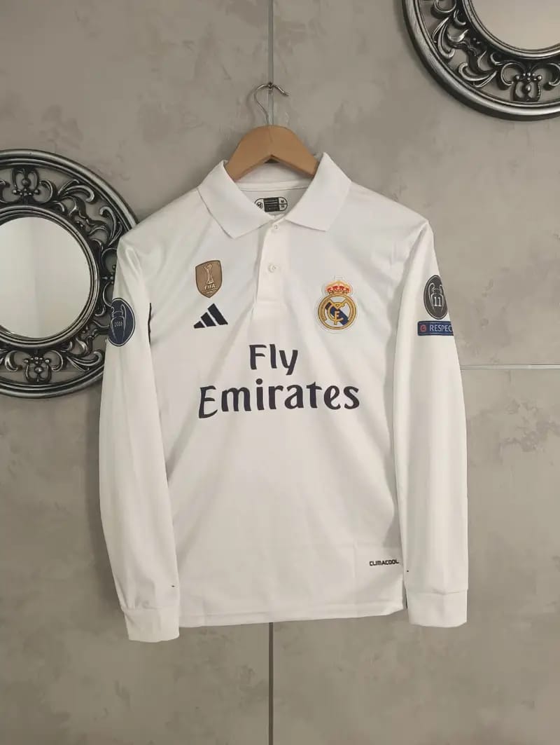 REAL MADRID 2016-17 HOME KIT FULL SLEEVE PREMIUM EMBROIDERY