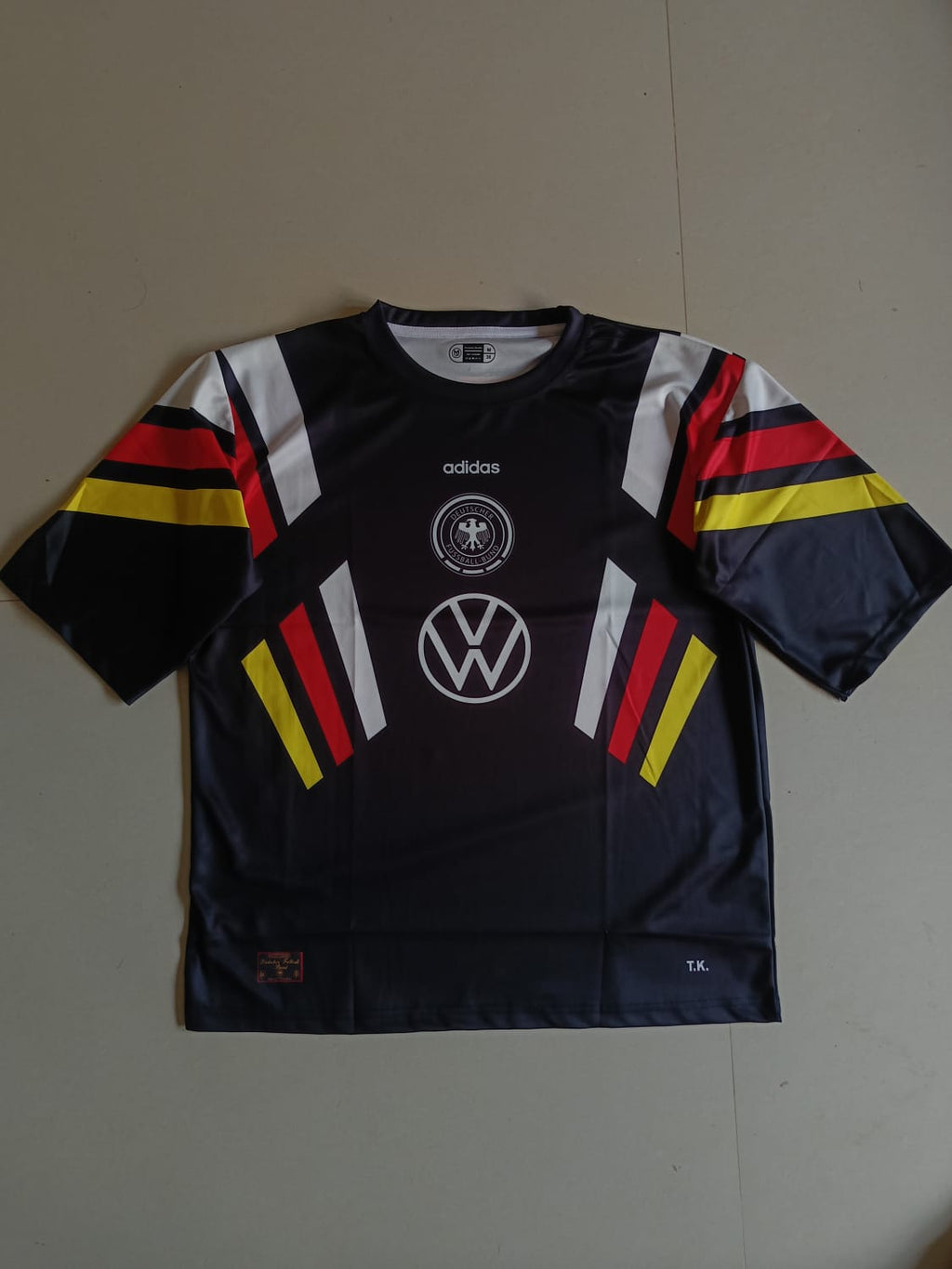 GERMANY BECKENBAUER RETRO FIVESLEEVE PREMIUM SUBLIMATION