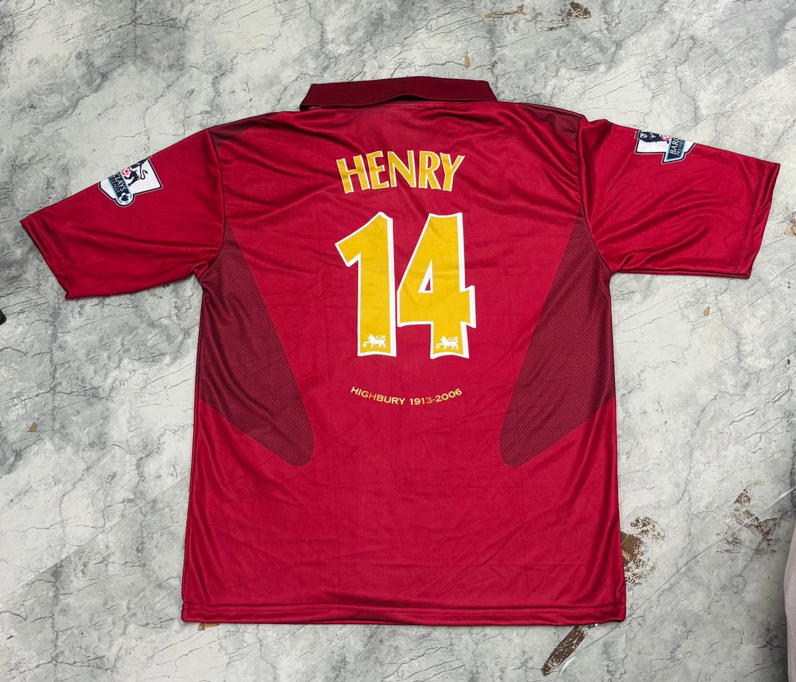 VINTAGE ARSENAL 2005-06 HOME KIT FIVESLEEVE PREMIUM EMBROIDERY