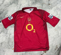 VINTAGE ARSENAL 2005-06 HOME KIT FIVESLEEVE PREMIUM EMBROIDERY