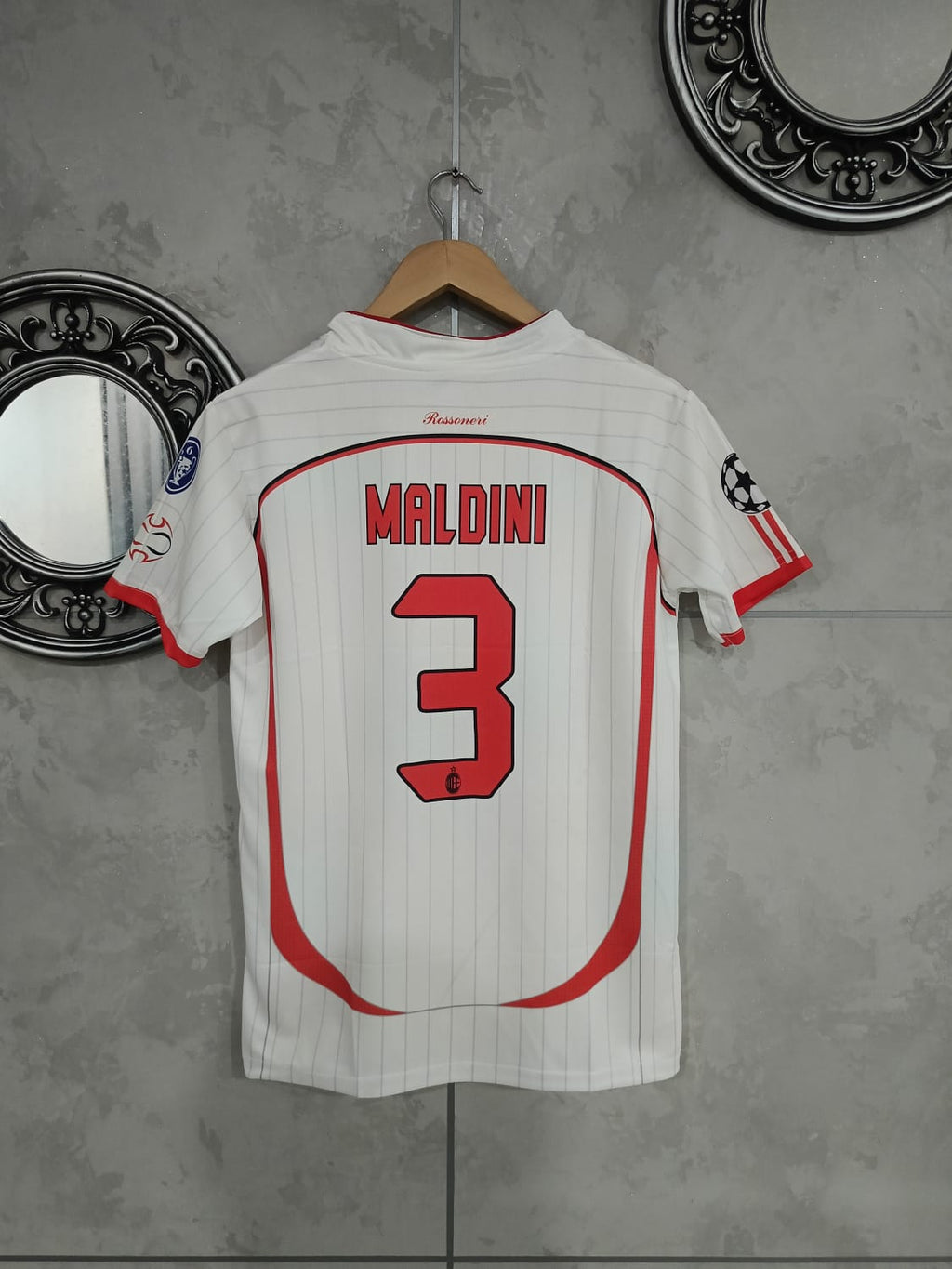 AC MILAN 2006-07 HOME KIT KAKA PREMIUM EMBROIDERY