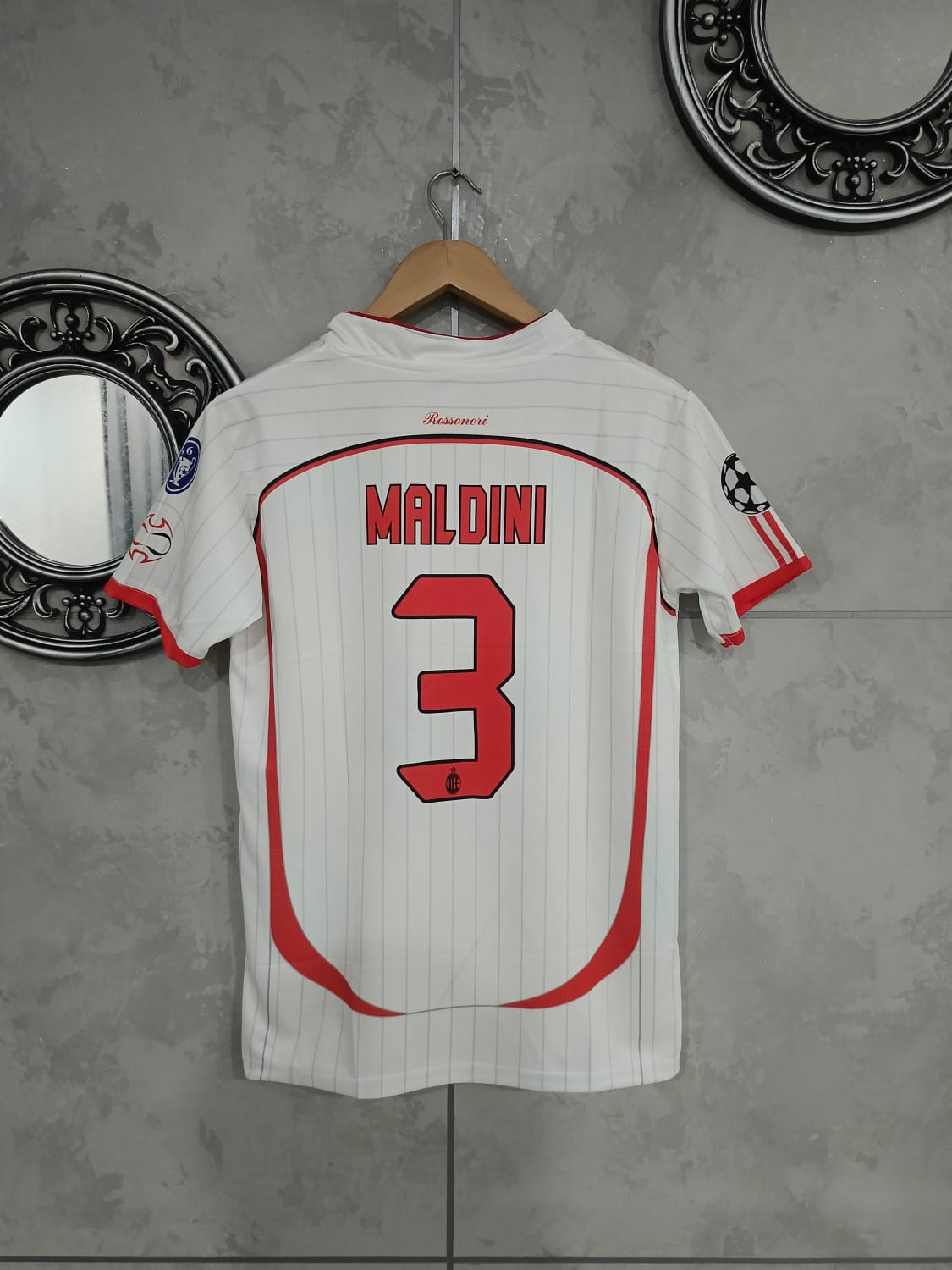 AC MILAN 2006-07 HOME KIT KAKA PREMIUM EMBROIDERY