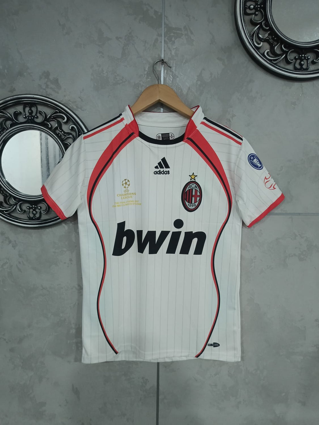 AC MILAN 2006-07 HOME KIT KAKA PREMIUM EMBROIDERY