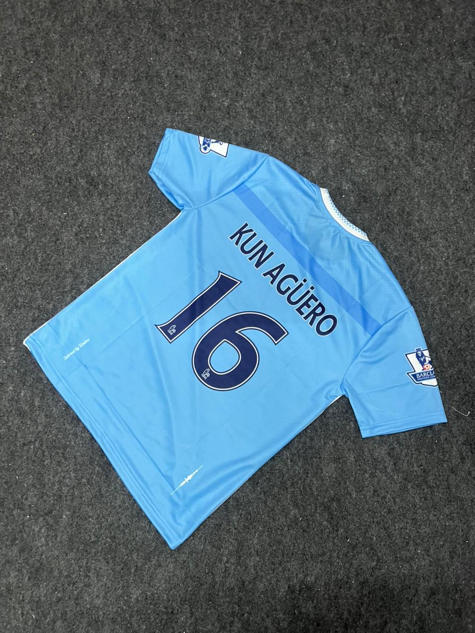 MAN CITY 2009-10 AGUERO HOME KIT PREMIUM SUBLIMATION