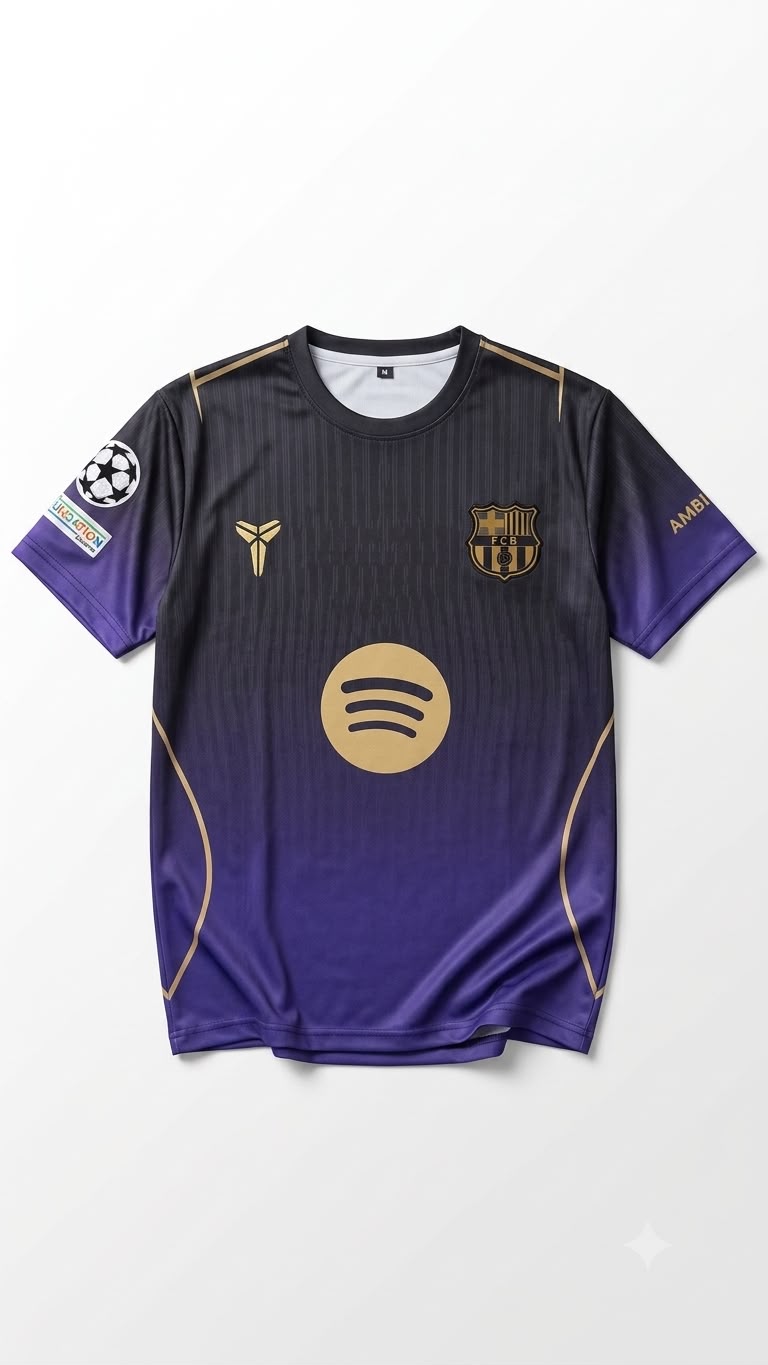 Barcelona 26/27 Away | Embroidery Half Sleeves