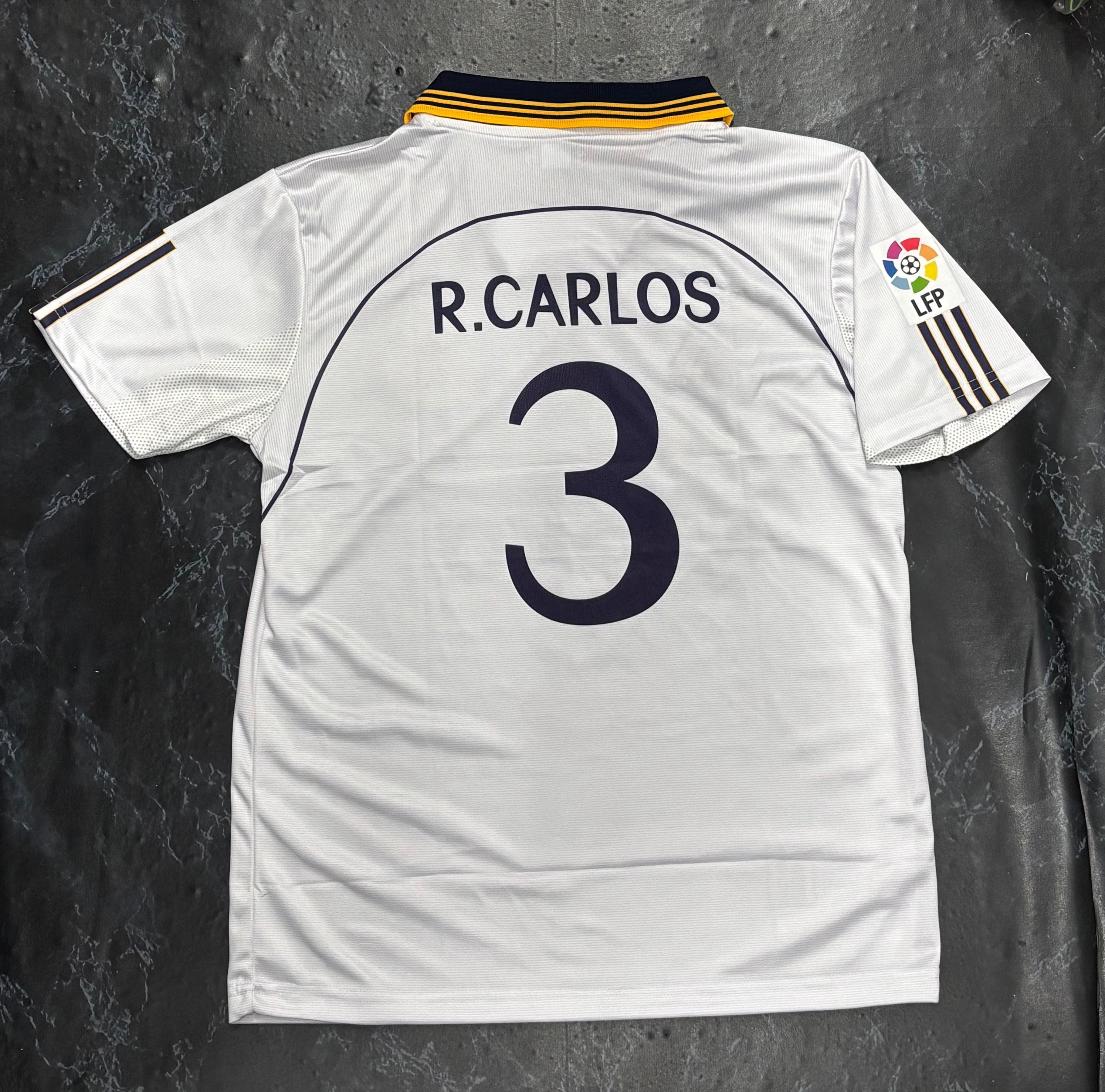 REAL MADRID RETRO 1999-2000 SEASON HOME KIT PREMIUM EMBROIDERY