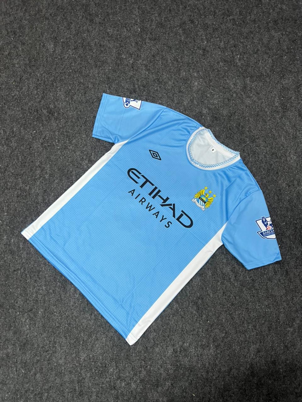 MAN CITY 2009-10 AGUERO HOME KIT PREMIUM SUBLIMATION