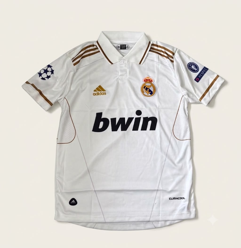 Real Madrid Home Kit | Embroidery Half Sleeves