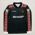 MAN UNITED 1998-99 BLACK AWAY KIT PREMIUM EMBROIDERY